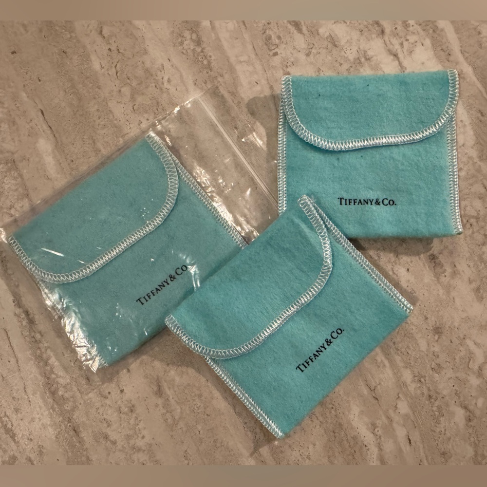 Tiffany & Co. Blue Jewelry Pouches